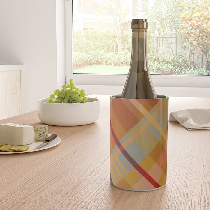 Colorful Plaid #2 Wine Chiller Gallery Image 4