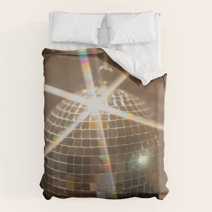 Festive Disco Ball Sparkling Holiday Party Room Decor Photography Duvet Cover Gallery Image 6