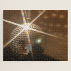 Festive Disco Ball Sparkling Holiday Party Room Decor Photography Jigsaw Puzzle Gallery Image 1