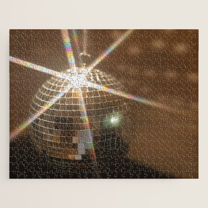 Festive Disco Ball Sparkling Holiday Party Room Decor Photography Jigsaw Puzzle Gallery Image 1