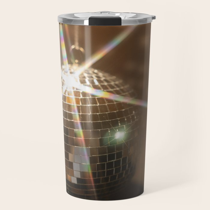 Festive Disco Ball Sparkling Holiday Party Room Decor Photography Travel Mug Gallery Image 1