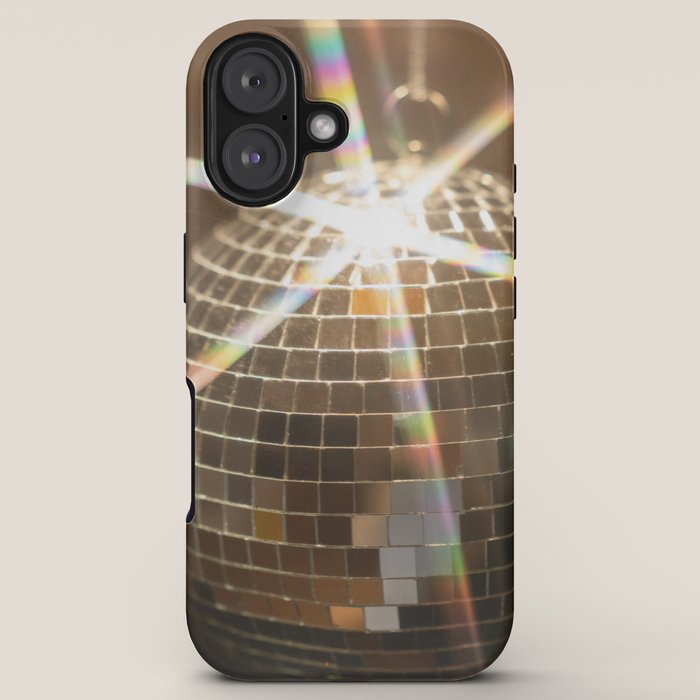 Festive Disco Ball Sparkling Holiday Party Room Decor Photography iPhone Case Gallery Image 5