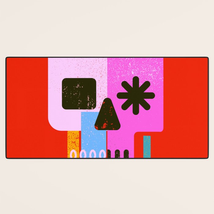 Encrypted Skull Desk Mat Gallery Image 3