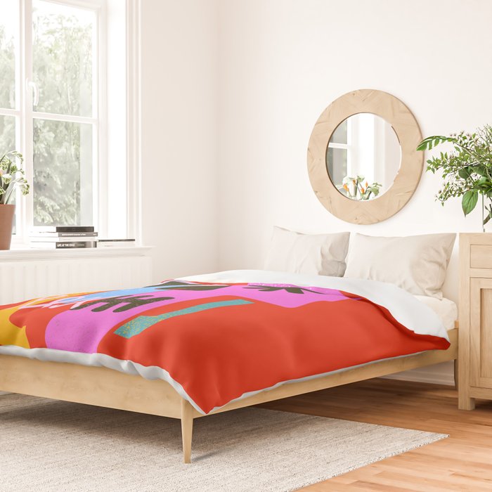 Encrypted Skull Duvet Cover Gallery Image 2
