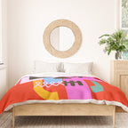 Encrypted Skull Duvet Cover Gallery Image 3