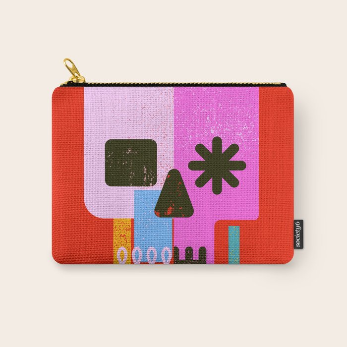 Encrypted Skull Carry All Pouch Gallery Image 1