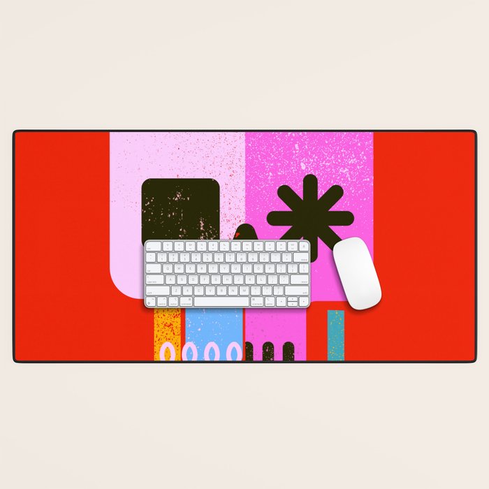 Encrypted Skull Desk Mat Gallery Image 1