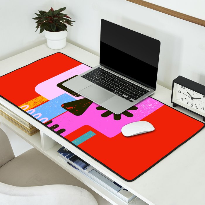 Encrypted Skull Desk Mat Gallery Image 2
