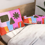 Encrypted Skull Pillow Sham Gallery Image 2