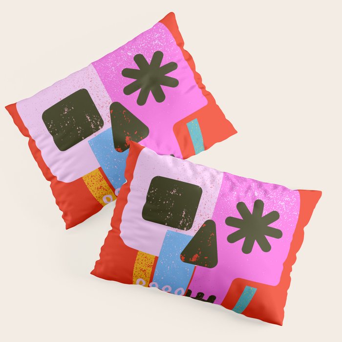 Encrypted Skull Pillow Sham Gallery Image 3