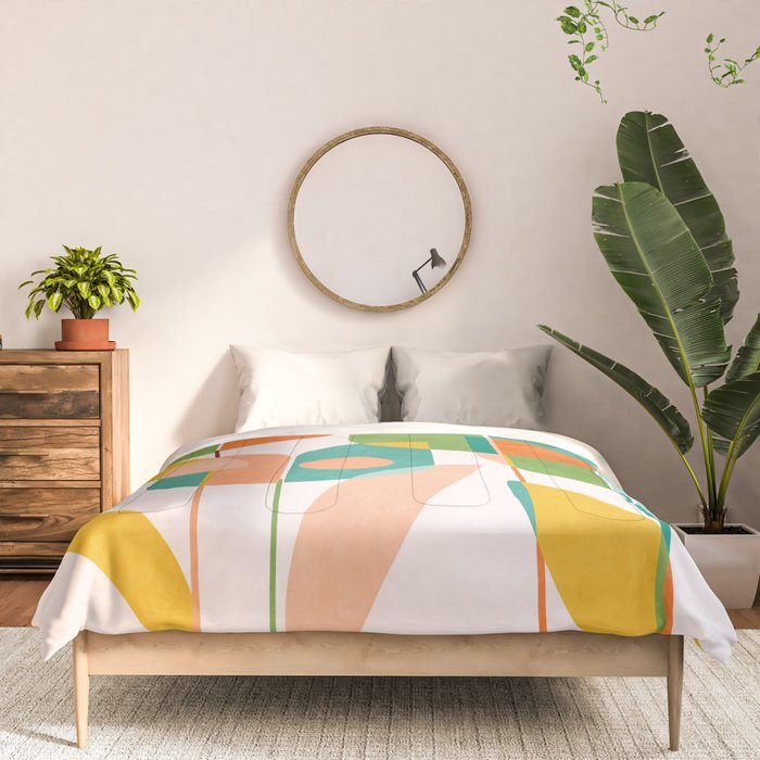 floral shapes IV Comforter Gallery Image 3