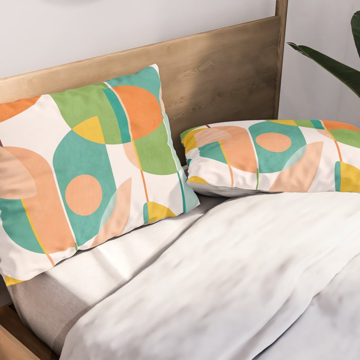 floral shapes IV Pillow Sham Gallery Image 2