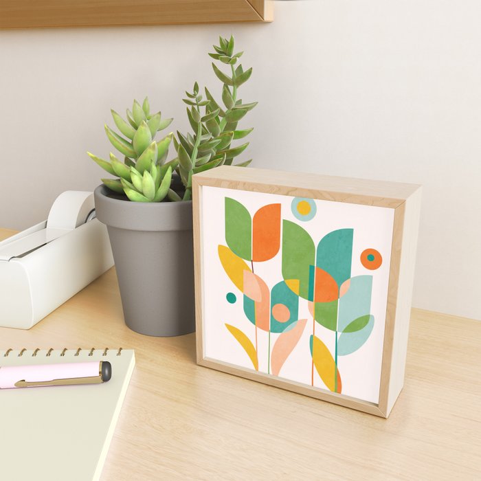 floral shapes IV Mini Art Print Gallery Image 2