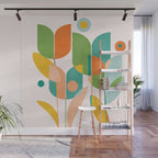 floral shapes IV Wall Mural Gallery Image 1