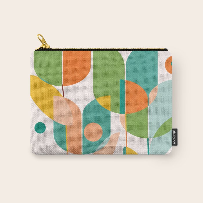 floral shapes IV Carry All Pouch Gallery Image 1