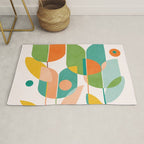 floral shapes IV Rug Gallery Image 1