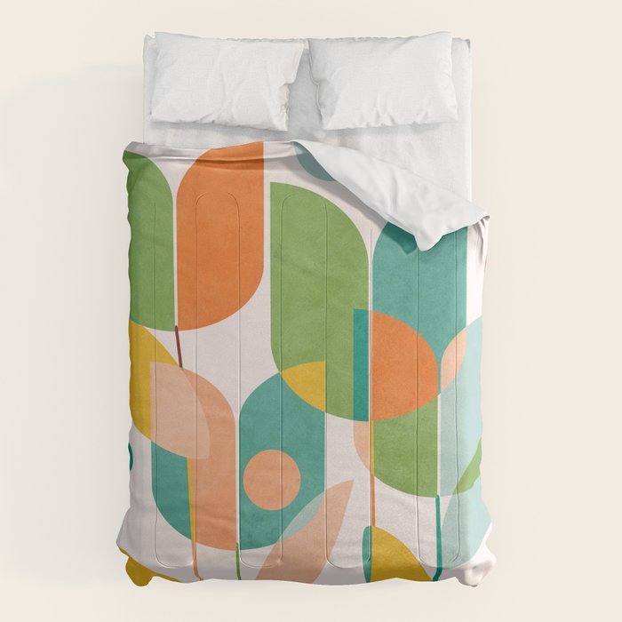 floral shapes IV Comforter Gallery Image 1