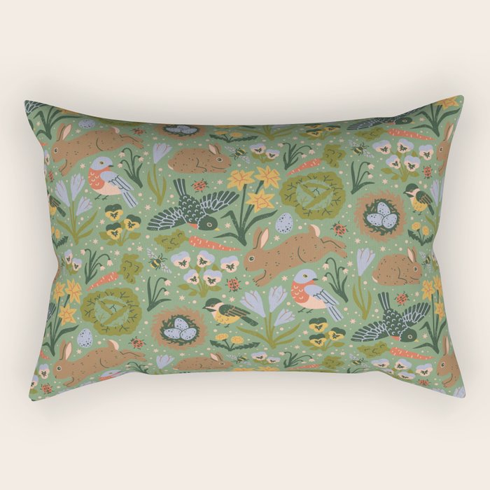 Springtime Rectangular Pillow Gallery Image 2