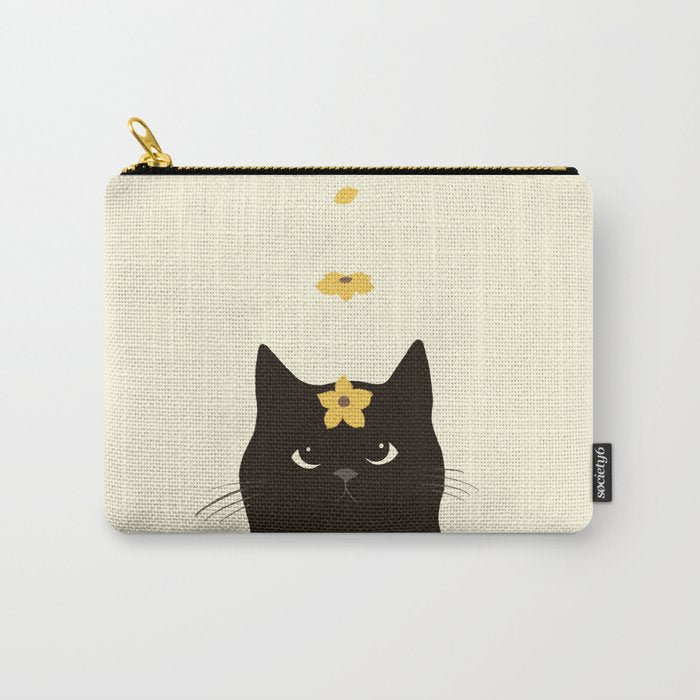Hidden cat 20 spring yellow flower Carry All Pouch Gallery Image 1