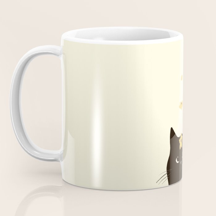 Hidden cat 20 spring yellow flower Coffee Mug Gallery Image 3