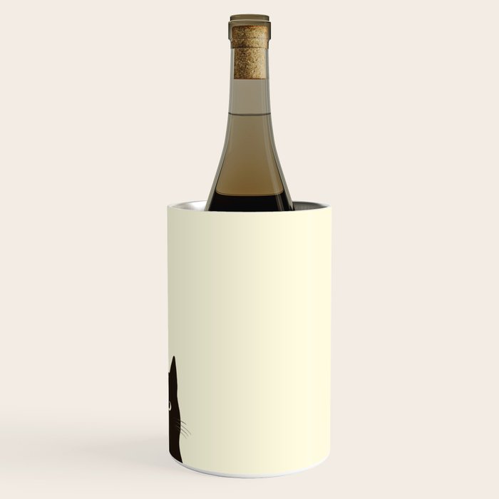 Hidden cat 20 spring yellow flower Wine Chiller Gallery Image 3