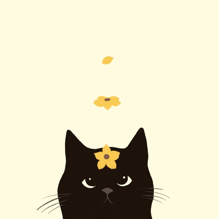 Hidden cat 20 spring yellow flower Coffee Mug Gallery Image 2