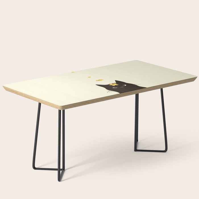 Hidden cat 20 spring yellow flower Coffee Table Gallery Image 1