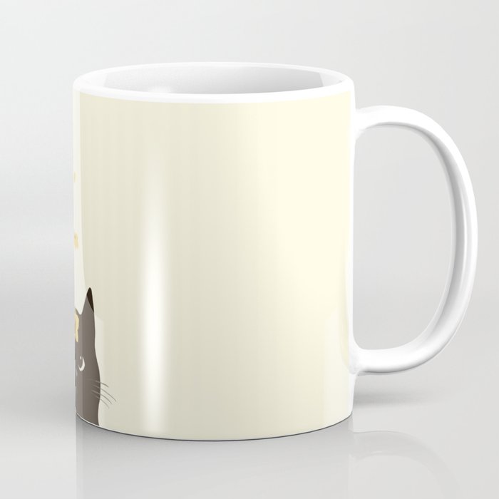 Hidden cat 20 spring yellow flower Coffee Mug Gallery Image 1