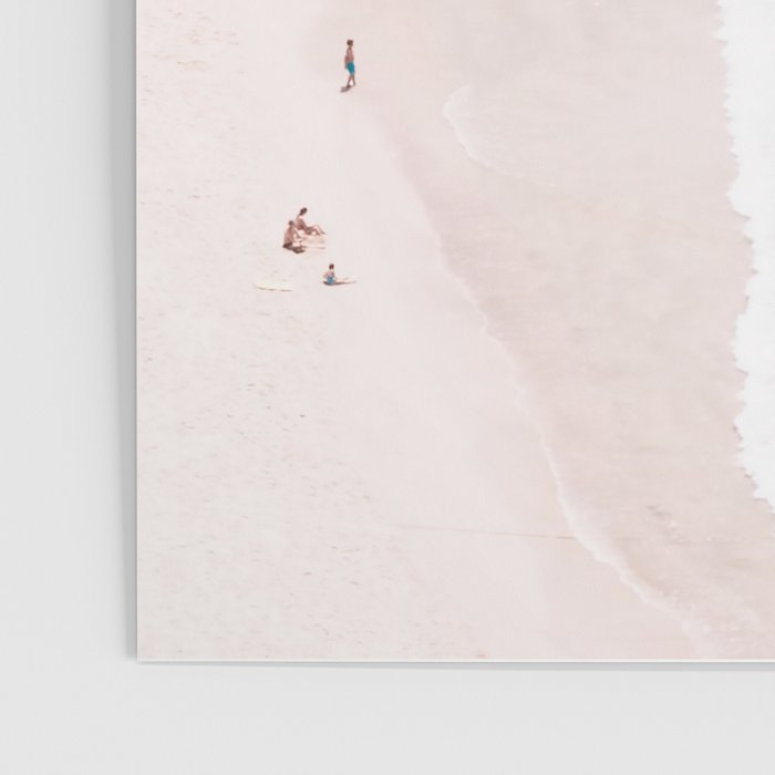 Beach - Summer Love II - Aerial Beach and Ocean photography by Ingrid Beddoes Poster Gallery Image 3