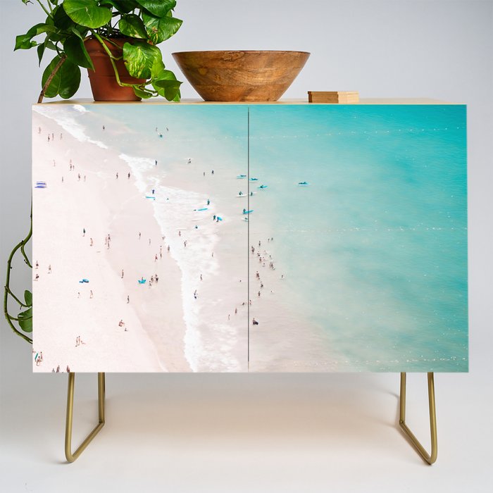 Beach - Summer Love II - Aerial Beach and Ocean photography by Ingrid Beddoes Credenza Gallery Image 1
