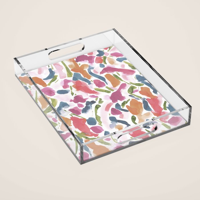 Synthesis Raspberry Acrylic Tray Gallery Image 1
