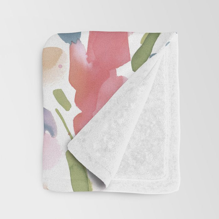 Synthesis Raspberry Throw Blanket Gallery Image 3