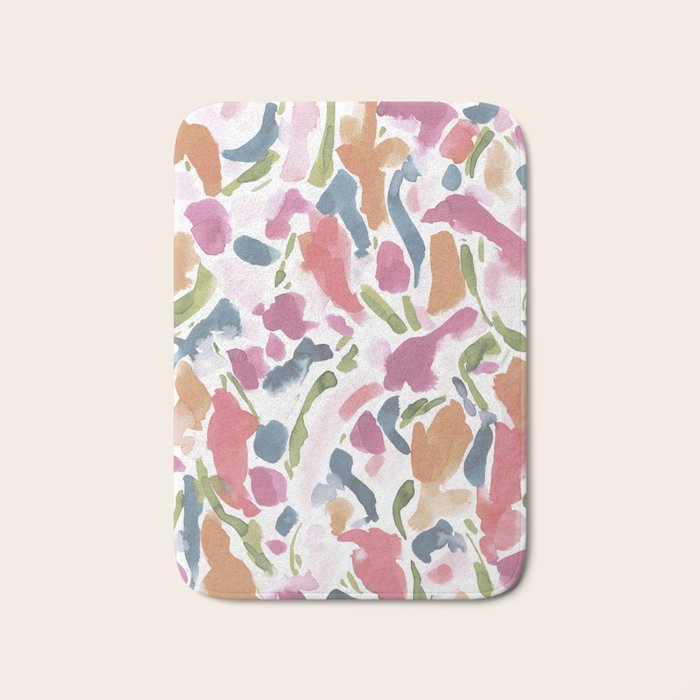 Synthesis Raspberry Bath Mat Gallery Image 1
