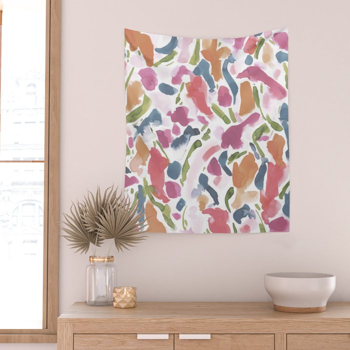 Synthesis Raspberry Wall Tapestry Gallery Image 2