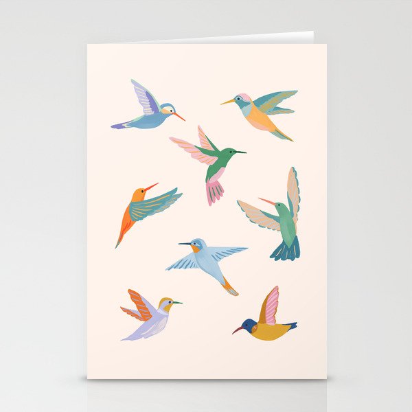 Hummingbirds Stationery Card Gallery Image 2