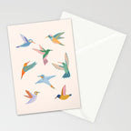 Hummingbirds Stationery Card Gallery Image 2