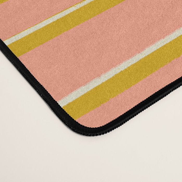 Peach, Tulip & Cream | PATTERN 09: The Retro Edition Desk Mat Gallery Image 4