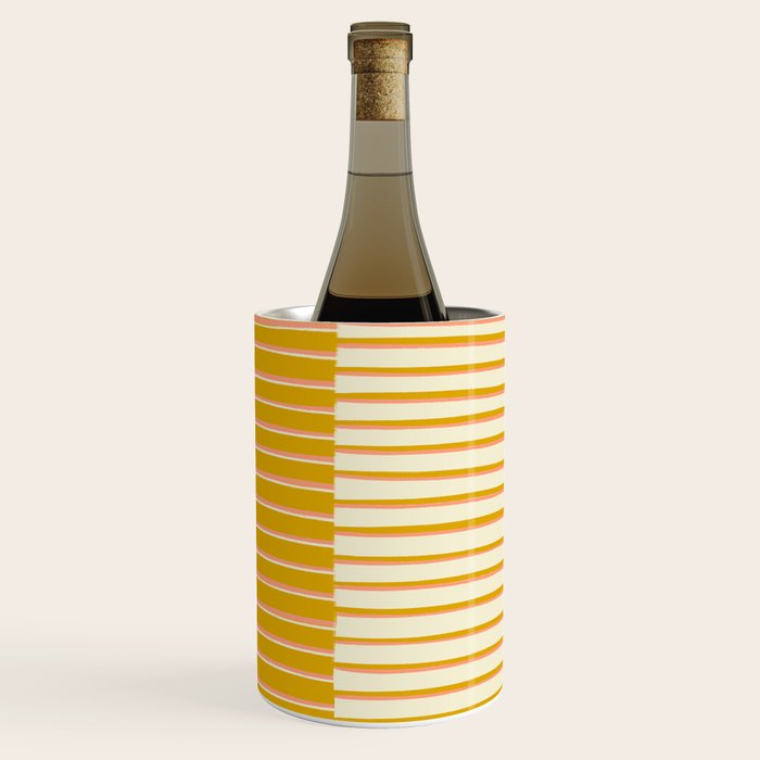 Peach, Tulip & Cream | PATTERN 09: The Retro Edition Wine Chiller Gallery Image 3