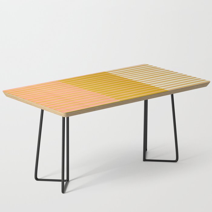 Peach, Tulip & Cream | PATTERN 09: The Retro Edition Coffee Table Gallery Image 1
