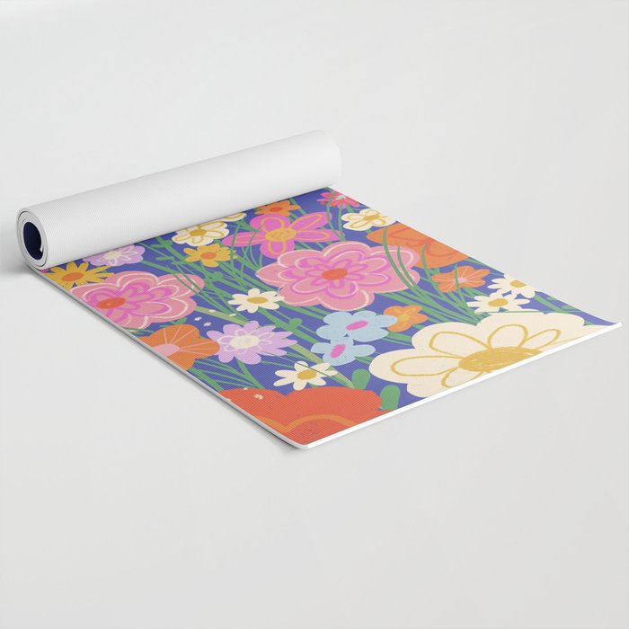Rainbow meadow Yoga Mat Gallery Image 2