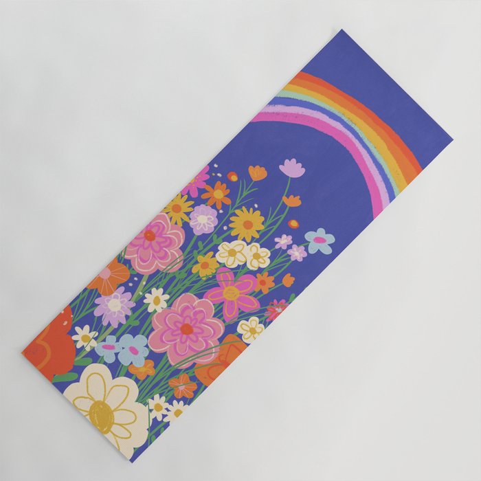 Rainbow meadow Yoga Mat Gallery Image 1