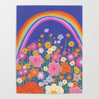 Rainbow meadow Poster Gallery Image 4