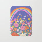 Rainbow meadow Bath Mat Gallery Image 1