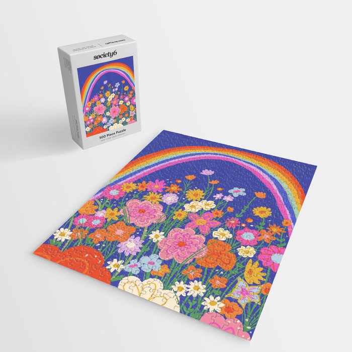 Rainbow meadow Jigsaw Puzzle Gallery Image 2