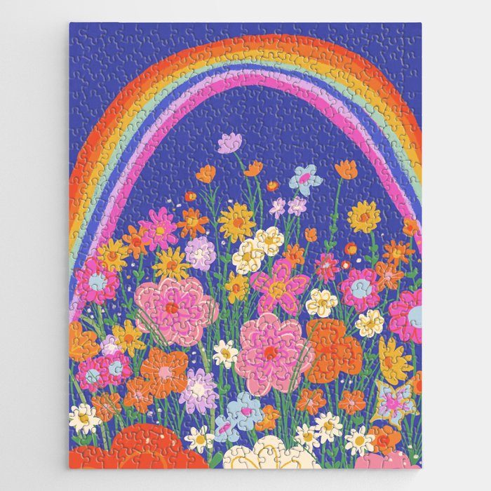 Rainbow meadow Jigsaw Puzzle Gallery Image 1