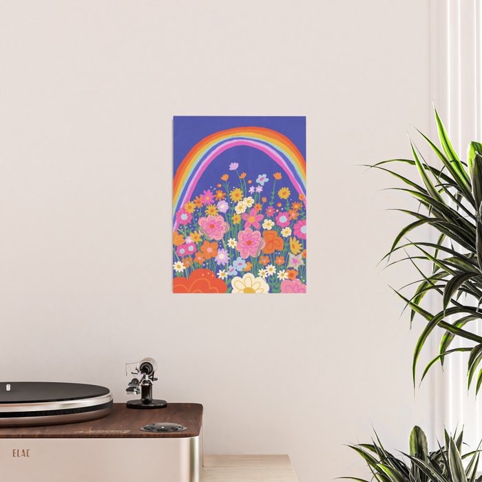 Rainbow meadow Poster Gallery Image 2