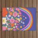 Rainbow meadow Outdoor Rug Gallery Image 1