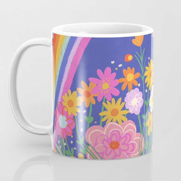 Rainbow meadow Coffee Mug Gallery Image 3