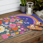 Rainbow meadow Outdoor Rug Gallery Image 2