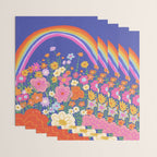 Rainbow meadow Wrapping Paper Gallery Image 3